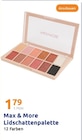 Lidschattenpalette Angebote von Max & More bei Action Mönchengladbach für 1,79 €