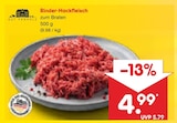 Rinder-Hackfleisch von GUT PONHOLZ für 4,99 € bei Netto Marken-Discount im Angebot Rinder-Hackfleisch von GUT PONHOLZ im aktuellen Netto Marken-Discount Prospekt