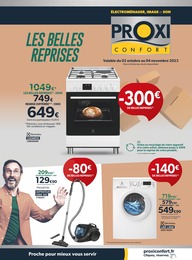 Proxi Confort Catalogue "Les belles reprises", 4 pages, Boissy-Mauvoisin,  02/10/2023 - 04/11/2023