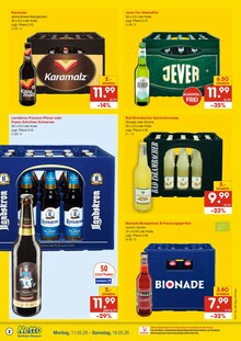 Wasser im Netto Marken-Discount Prospekt "DER ORT, AN DEM DU IMMER AUSGEZEICHNETE PREISE FINDEST." mit 6 Seiten (Cottbus)