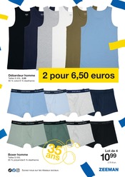 Promos Boxer Homme dans le catalogue "Joyeux anniversaire ! Zeeman fête ses 35 ans en France." de Zeeman Boxer Homme en promo dans le catalogue Zeeman à la page 19