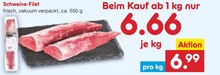 Netto Marken-Discount St. Johann - Schweine-Filet Schweine-Filet Angebot bei Netto Marken-Discount St. Johann im Prospekt "SUPER WOCHENENDE"