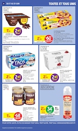 Prix et réduction Yaourt vanille dans le prospectus Intermarché en cours Offre Yaourt vanille dans le catalogue Intermarché du moment à la page 28