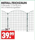 METALL-TEICHZAUN Angebote bei Wreesmann Aurich für 39,99 €