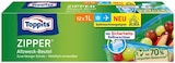 Zipper Allzweck-Beutel im Angebot bei REWE in Dresden Zipper Allzweck-Beutel Angebote von Toppits bei REWE Dresden für 1,79 €