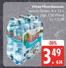 Mineralwasser im Angebot bei EDEKA in Seevetal Mineralwasser Angebote von Vitrex bei EDEKA Seevetal für 3,49 €