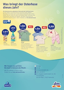 Babykleidung im dm-drogerie markt Prospekt "Frühling - und Du mittendrin" mit 7 Seiten (Duisburg)