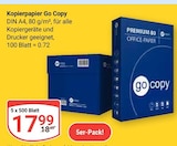 Kopierpapier im Angebot bei GLOBUS in Bad Homburg Kopierpapier Angebote von go copy bei GLOBUS Bad Homburg für 17,99 €
