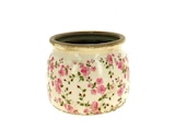 Cache-pot vintage coloris rose en grès - diamètre 16 x 13 cm - IDÉHOME DÉCO dans le catalogue Botanic
