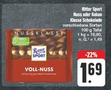 Nuss oder Kakao Klasse Schokolade bei EDEKA im Sandersdorf Prospekt für 1,69 €