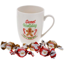 mug de Noël avec pralines - Action à Ivry-sur-Seine mug de Noël avec pralines en promo chez Action Ivry-sur-Seine à 1,99 €