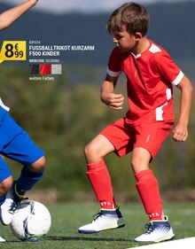 DECATHLON Grevenbroich - FUSSBALLTRIKOT KURZARM F500 KINDER FUSSBALLTRIKOT KURZARM F500 KINDER Angebot bei DECATHLON Grevenbroich im Prospekt "DAS WIRD DEINE SAISON!"