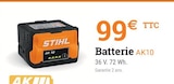 Batterie ak10 - STIHL en promo chez Espace Emeraude Batterie ak10 - STIHL dans le catalogue Espace Emeraude