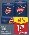 Pasta im Angebot bei ALDI Nord in Solingen Pasta Angebote von Barilla bei ALDI Nord Solingen für 1,79 €