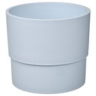 Übertopf drinnen/draußen blassblau 12 cm im IKEA Prospekt Übertopf drinnen/draußen blassblau 12 cm von NYPON im aktuellen IKEA Prospekt für 2,99 €