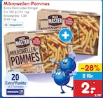 Mikrowellen-Pommes Angebote von Snack Master bei Netto Marken-Discount Pforzheim für 2,00 €