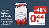 Joghurt auf Frucht von Landliebe im aktuellen ALDI SÜD Prospekt