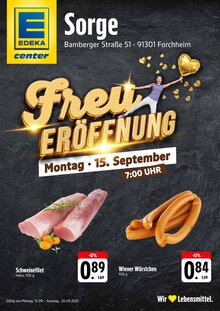 E center Prospekt FREU ERÖFFNUNG mit 4 Seiten