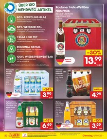 Bier im Netto Marken-Discount Prospekt "Aktuelle Angebote" mit 61 Seiten (Kaufbeuren)