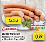 Wiener Würstchen Angebote von Rasting bei EDEKA Gelsenkirchen für 0,89 €