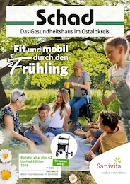 Aktueller Sanitätshaus Schad Inh.  Ralph Weyda e.K. Sanitätshäuser Prospekt für Ellwangen: Fit und mobil durch den Frühling mit 6} Seiten, 13.03.2025 - 31.05.2025