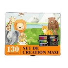 Malette de coloriage enfant 130 pièces en promo chez Carrefour Rouen à 5,99 €