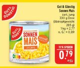 Aktuelle Mais Angebote bei Marktkauf in Leipzig Aktuelles Sonnen Mais Angebot bei Marktkauf in Leipzig ab 0,79 €