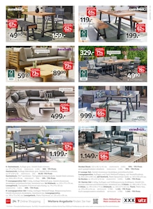 Couch im XXXLutz Möbelhäuser Prospekt "Gartentrends" mit 4 Seiten (Karlsruhe)