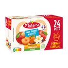 Compotes sans sucres ajoutés "Format Familial" - MATERNE dans le catalogue Carrefour