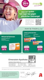 mea - meine apotheke Apotheken Prospekt der aktuellen Woche mit 4 Seiten, gültig von 01.07.2026 bis 31.07.2026, in Blaustein und Umgebung Aktueller mea - meine apotheke Apotheken Prospekt in Blaustein und Umgebung, "Unsere Juli-Angebote" mit 4 Seiten, 01.07.2026 - 31.07.2026