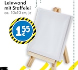 Leinwand mit Staffelei Angebote bei TEDi Aschaffenburg für 1,55 €