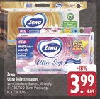 Ultra Toilettenpapier im Angebot bei E center in Würzburg Ultra Toilettenpapier Angebote von Zewa bei E center Würzburg für 3,99 €