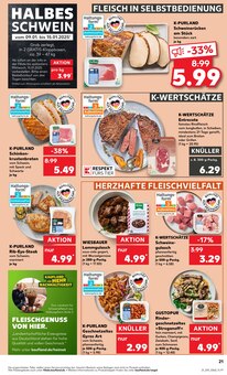 Steak im Kaufland Prospekt "Aktuelle Angebote" mit 48 Seiten (Leverkusen)