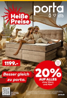 porta Möbel Prospekt Besser gleich zu porta. mit  Seiten in Bad Essen und Umgebung