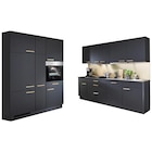 nobilia Doppelblock Touch schwarz Lacklaminat supermatt B/T/L: ca. 150x60x260 cm  im aktuellen POCO Prospekt für 4.499,00 €