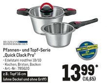 Metro Schiffdorf - Pfannen- und Topf-Serie „Quick Clack Pro“ Pfannen- und Topf-Serie „Quick Clack Pro“ Angebot bei Metro Schiffdorf im Prospekt Gastro-Journal