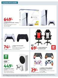 Prix et réduction Console Xbox dans le prospectus Auchan Hypermarché en cours Offre Console Xbox dans le catalogue Auchan Hypermarché du moment à la page 48