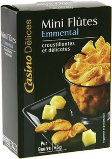 Géant Casino Le Chesnay - Mini flûtes emmental Promo Mini flûtes emmental dans le catalogue Géant Casino "Faites vous-plaisir cet été !" à Le Chesnay
