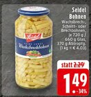 EDEKA Rees - Bohnen Angebot im Prospekt Bohnen bei EDEKA im Rees Prospekt für 1,49 €