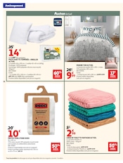 Promos Lit dans le catalogue "LA RENTRÉE À PRIX K.O." de Auchan Hypermarché Lit en promo dans le catalogue Auchan Hypermarché à la page 38