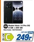 Redmi Note 14 Pro 5G 8 GB + 256 GB im Angebot bei expert in Reutlingen Redmi Note 14 Pro 5G 8 GB + 256 GB Angebote von Xiaomi bei expert Reutlingen für 249,00 €