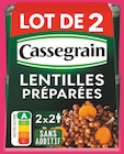 Lentilles préparées - CASSEGRAIN dans le catalogue Intermarché