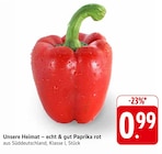 Paprika rot bei E center im Dettingen Prospekt für 0,99 €