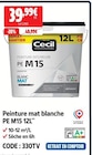 Peinture mat blanche pe m15 12l - CECIL PROFESSIONNEL en promo chez Screwfix Évreux à 39,99 €