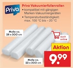 Vakuumierfolienrollen Angebote von Priva bei Netto Marken-Discount Gütersloh für 9,99 €