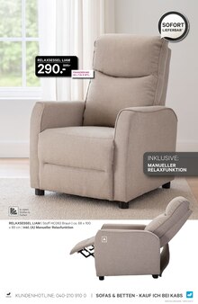 Relaxsessel im Kabs Prospekt "HAPPY NEW YEAR" mit 50 Seiten (Leipzig)