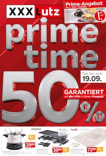 XXXLutz Möbelhäuser Prospekt "prime time 50%" mit  Seiten (Augsburg)