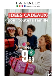 Catalogue La Halle à Gargenville, avec 1 page Prospectus La Halle à Gargenville, "IDÉES CADEAUX pour toute la famille", 1 page, 05/11/2025 - 27/11/2025