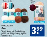 Garn von HOME CREATION im aktuellen ALDI SÜD Prospekt für 3,99 €