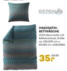 Makosatin-Bettwäsche von Bierbaum im aktuellen Möbel Kraft Prospekt